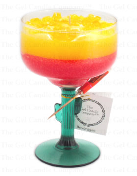 Tequila Sunrise Margarita Gel Candle